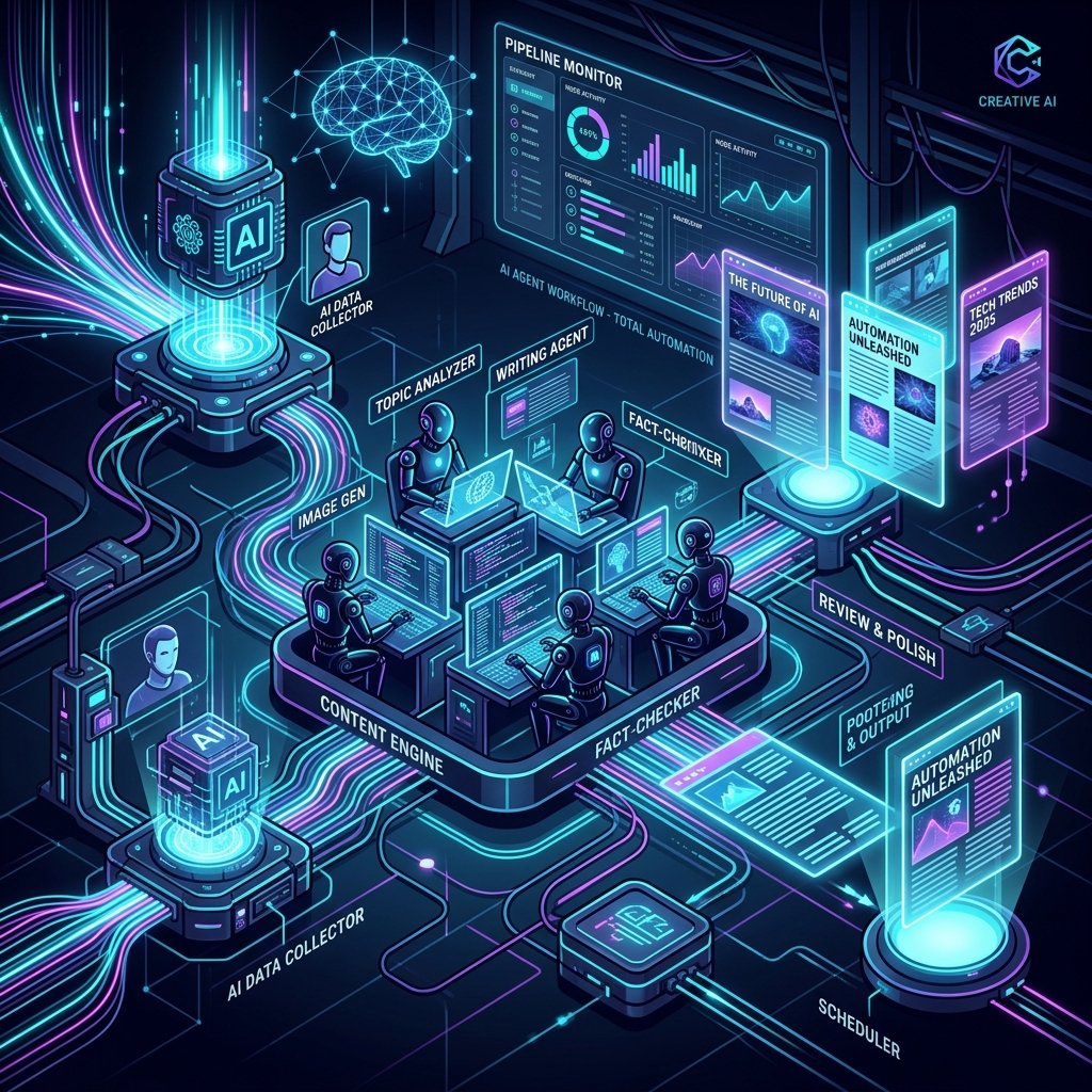 Fully Automated Content Generation Pipeline