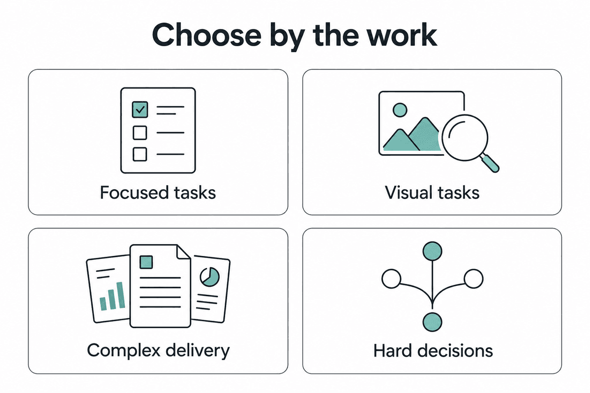 Try GPT-6.1 Sol for complex deliverables that need revision and cost control.